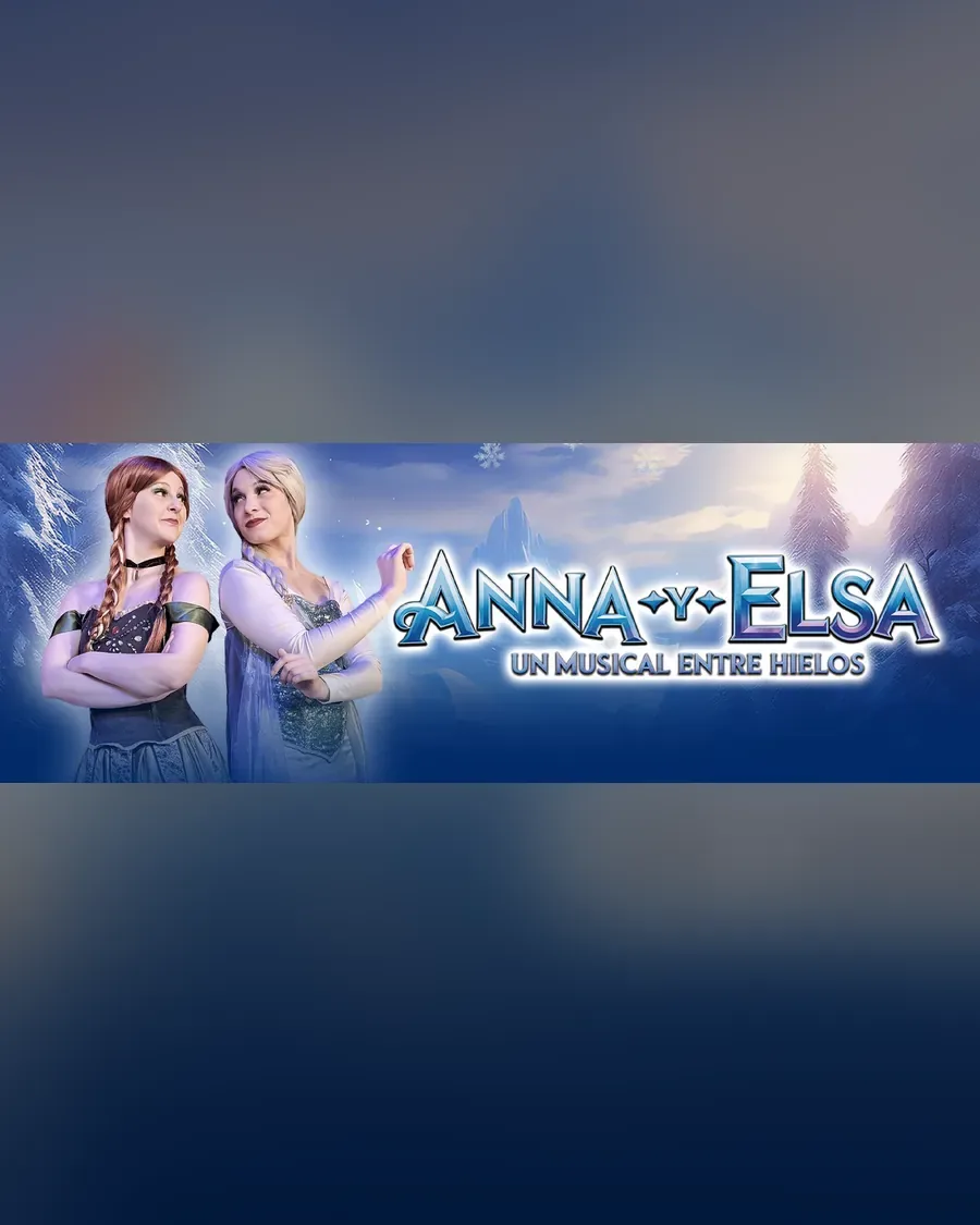 Afiche de Anna y Elsa, un musical entre hielos