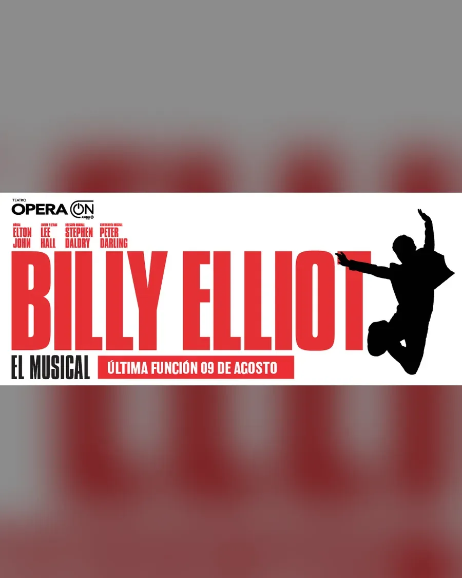 Afiche de Billy Elliot en Ópera