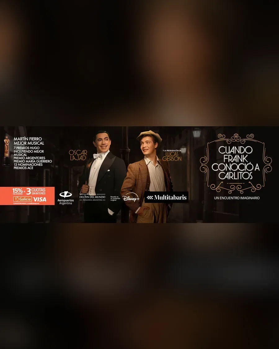 Afiche de Cuando Frank conoció a Carlitos en Multitabaris