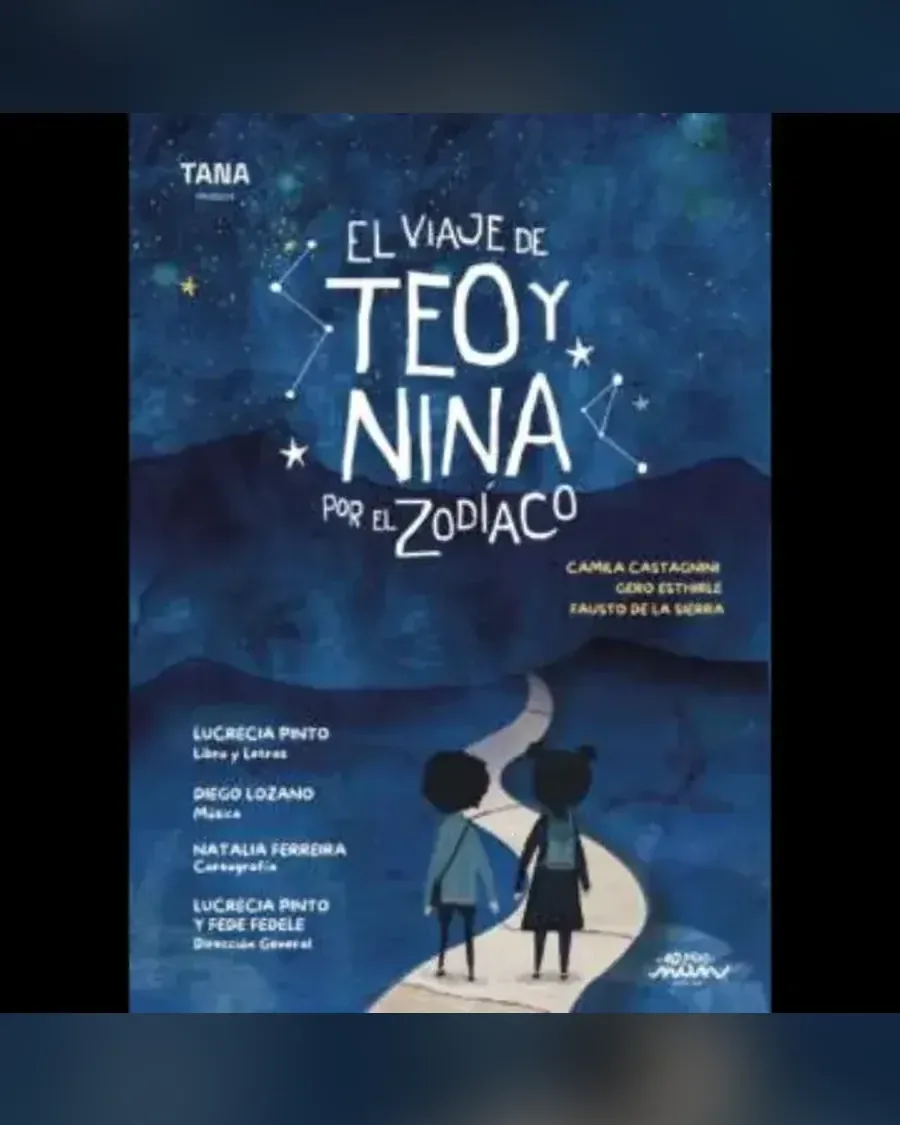 Afiche de El viaje de Teo y Nina por el Zodíaco en Nün