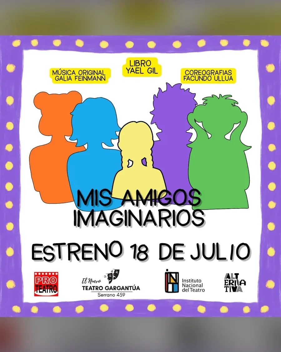 Afiche de Mis amigos imaginarios en Gargantúa