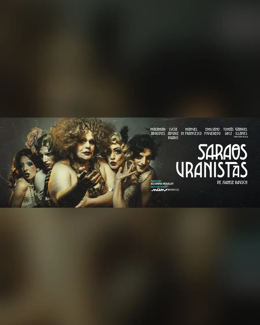 Afiche de Saraos uranistas en Maipo